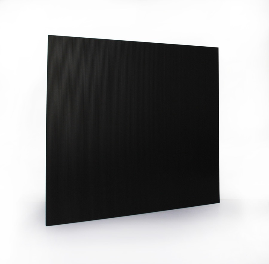 Black-PB size 65x122cm. 3mm. thick Flat surface, light weight quality die cut and foldable, varied design application cheaper than wood board, indoor and outdoor usage.